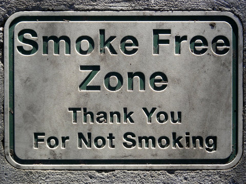 no smoking in stone