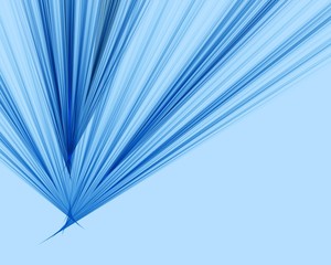 Obraz premium blue soft fibers