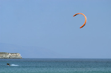 kite surfing