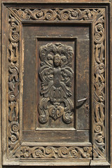 handcrafted door