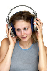 Fototapeta premium listen to the music