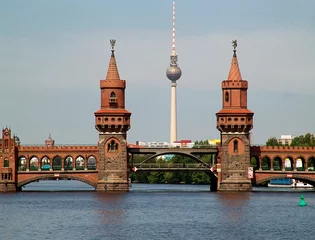 Photo sur Plexiglas Berlin oberbaumbrücke