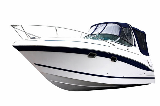 Fototapeta power boat close