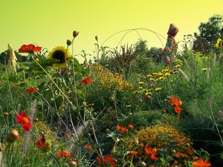 jardin fleuri