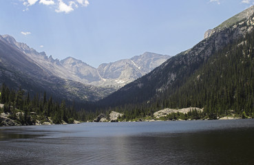 mills lake in rocky mountain national park