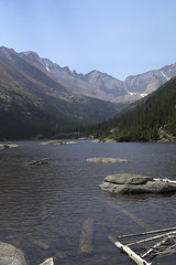 Fototapeta na wymiar mills lake in rocky mountain national park