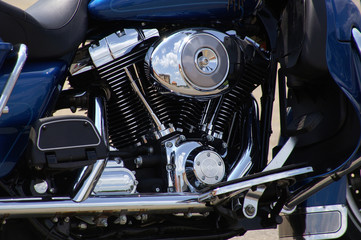 Obraz na płótnie Canvas motorcycle engine