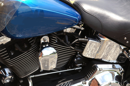 Motorcycle Closeup