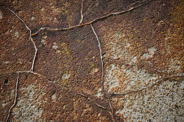 verwitterte wand