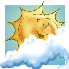sun and clouds