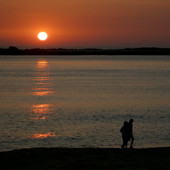 sunset walk