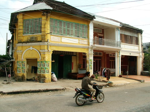 scene de rue, cambodge