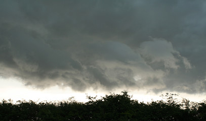Fototapeta na wymiar burzowe chmury