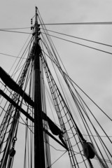 Obraz premium rig of sailing ship