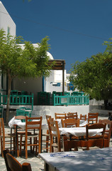 restaurants and cafes in greek village