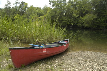 red canoe