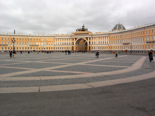 Fototapeta na wymiar saint-petersburg. palace square