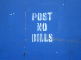 post no bills,sign
