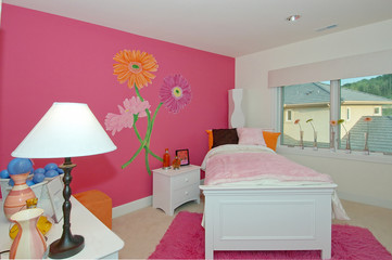 pink bedroom