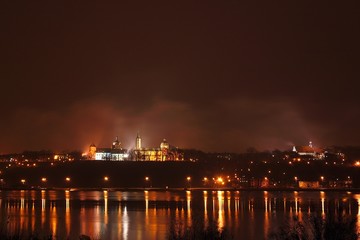 view to catedral at plock - poland