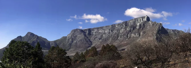 Keuken foto achterwand Tafelberg table moutain a clear day