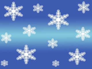 snow flakes pattern