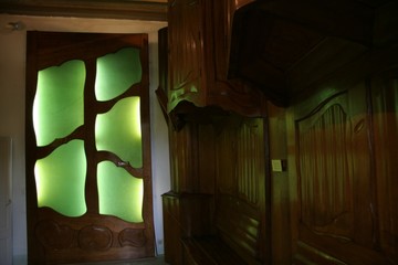 inside gaudi's house - obrazy, fototapety, plakaty