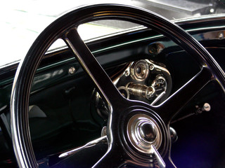 antique steering