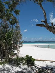 Papier Peint photo Whitehaven Beach, île de Whitsundays, Australie whitehaven beach