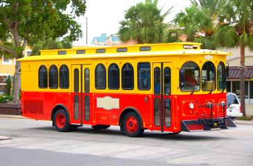 street trolley powered by biodiesel - 1019063