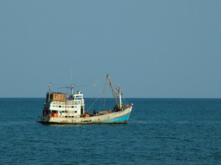 bateau de peche, thailande