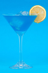 blue cocktail