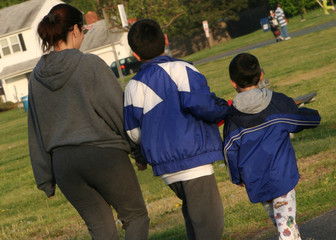 family walk