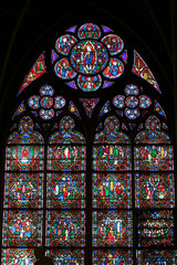 decorated church window
