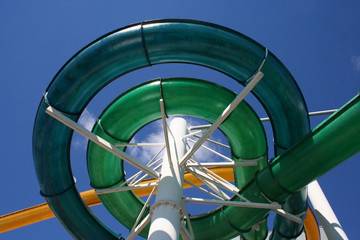 water slide spiral
