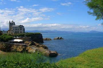 bord de mer a biarritz