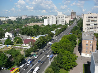 Fototapeta premium kyiv cityscape