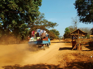 Obraz premium piste, cambodge