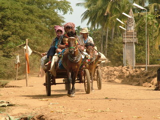 Naklejka premium transport, cambodge