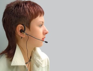woman operator