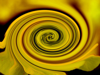 yellow abstract composition