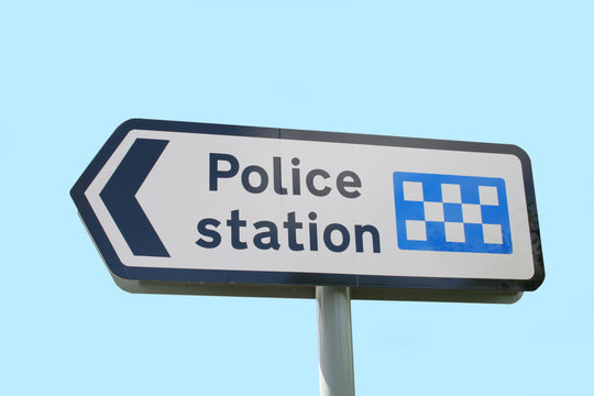 Police Station Sign