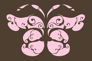 pink butterfly