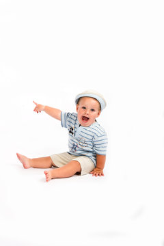 baby pointing & talking