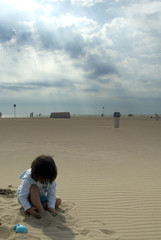 child on the beach