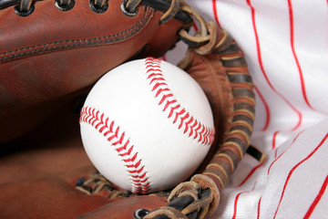 baseball and glove