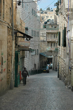 alley, old city, jerusalem