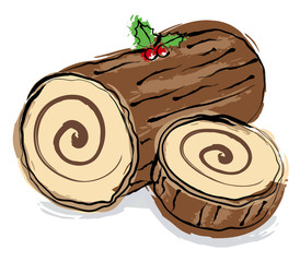 christmas log