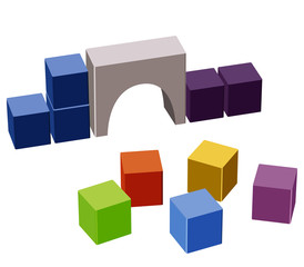 Obraz premium building blocks