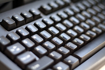 black keyboard